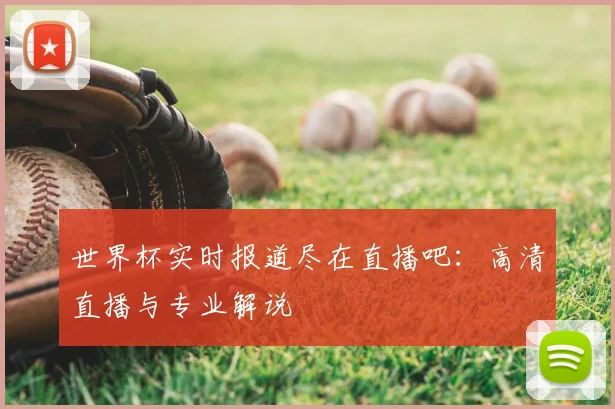 世界杯实时报道尽在直播吧:高清直播与专业解说